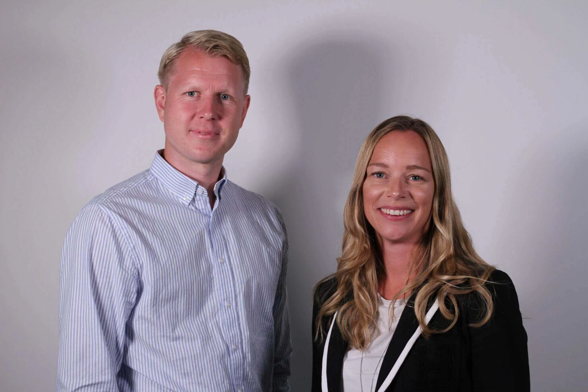 Två nya meddarbetare i Ledningsgruppen Jesper Hallberg och Sofie Magnoy