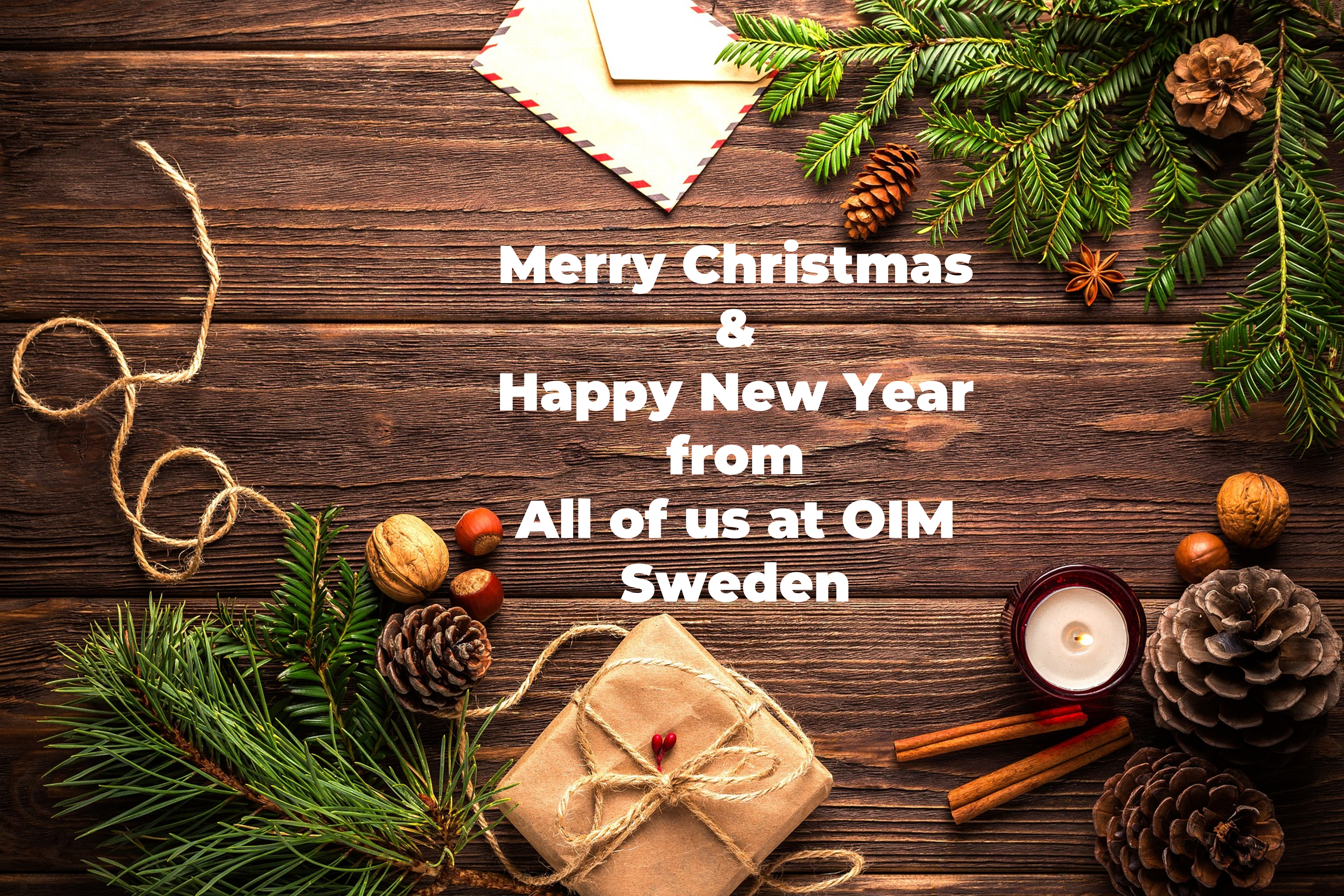 Merry Christmas and a Happy New Year from all of us at OIM Sweden