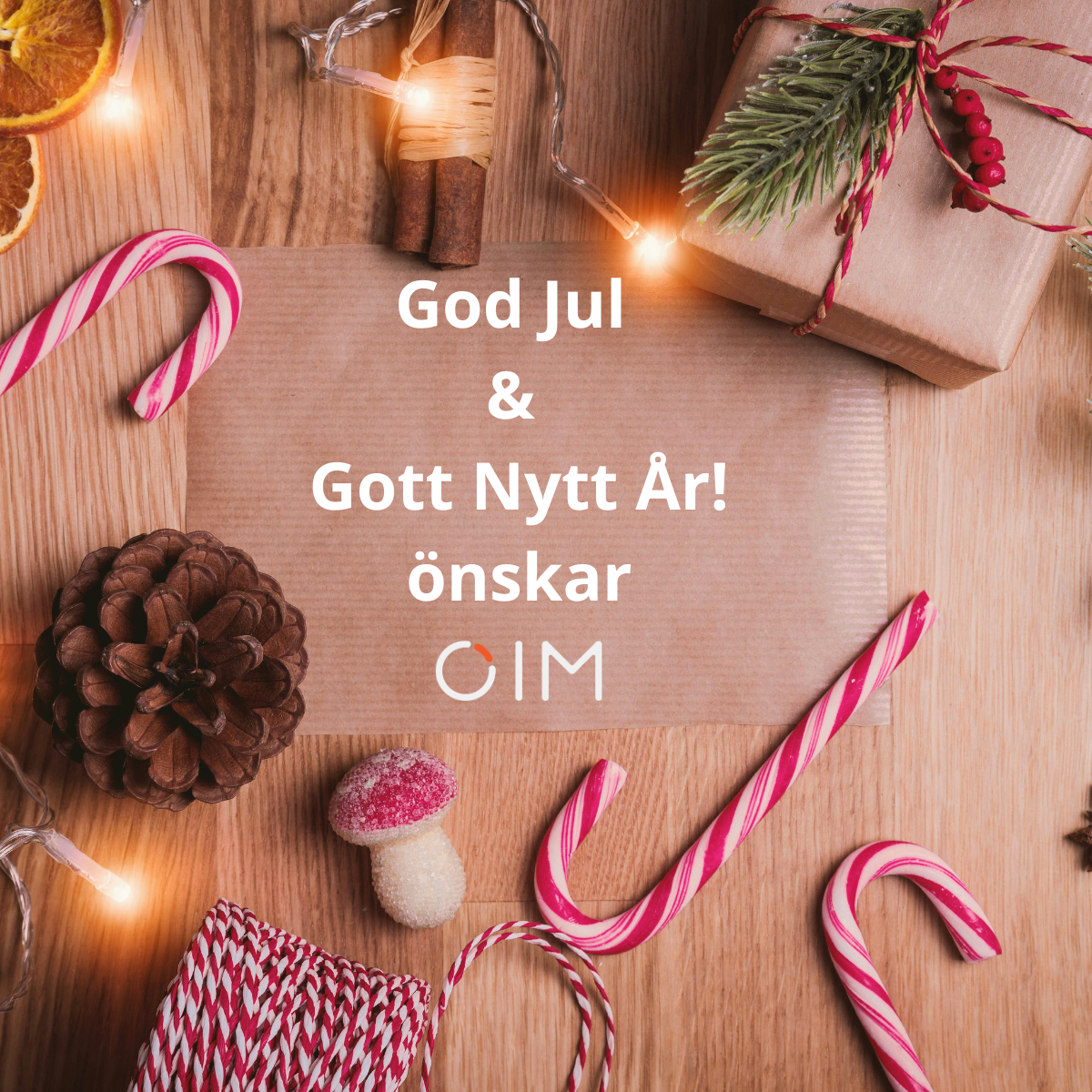 God Jul och Gott Nytt År önskar OIM Sweden!