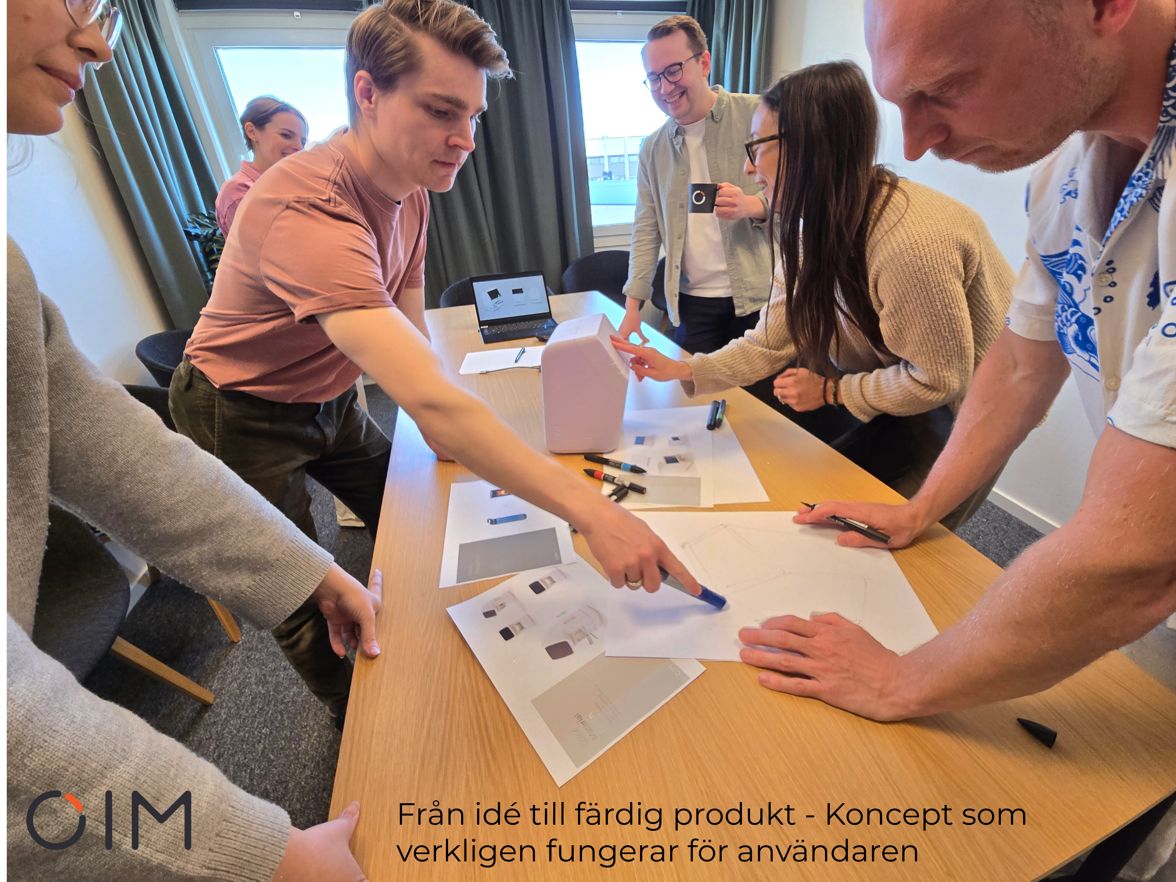 Från idé till färdig produkt - Koncept som verkligen fungerar för användaren Vi börjar konkretisera marknadens och användarens behov för de första tidigare koncepten. Här händer något viktigt. Idén börjar ta form på riktigt.