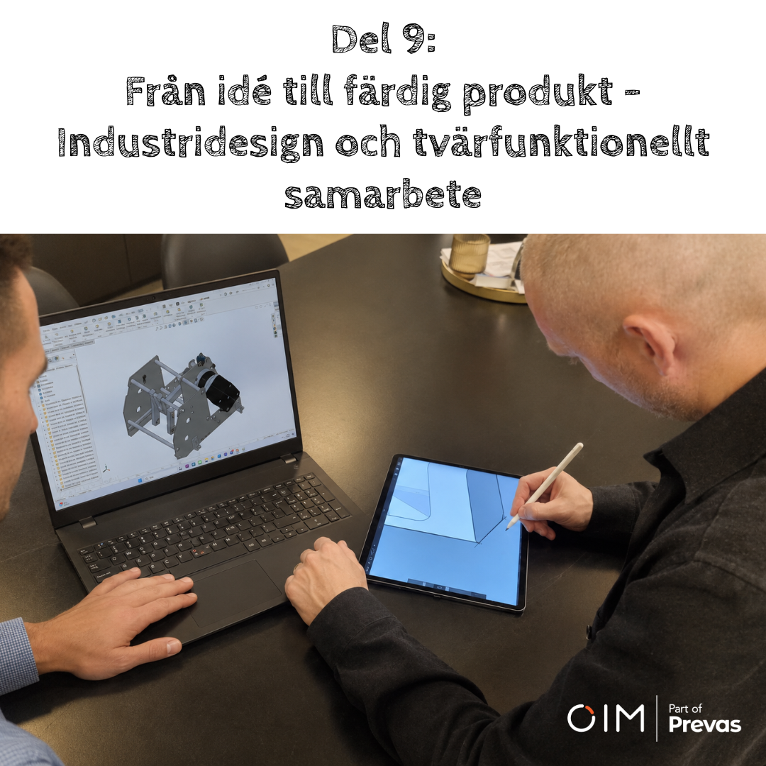 Vi har nu kommit till avsnitt 9 som handlar om “Industridesign och tvärfunktionellt samarbete
